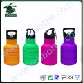 750ml Collapsible Silicone Water Bottle Reusable Leak Proof Sports Water Bottle BPA Free FDA-approved
